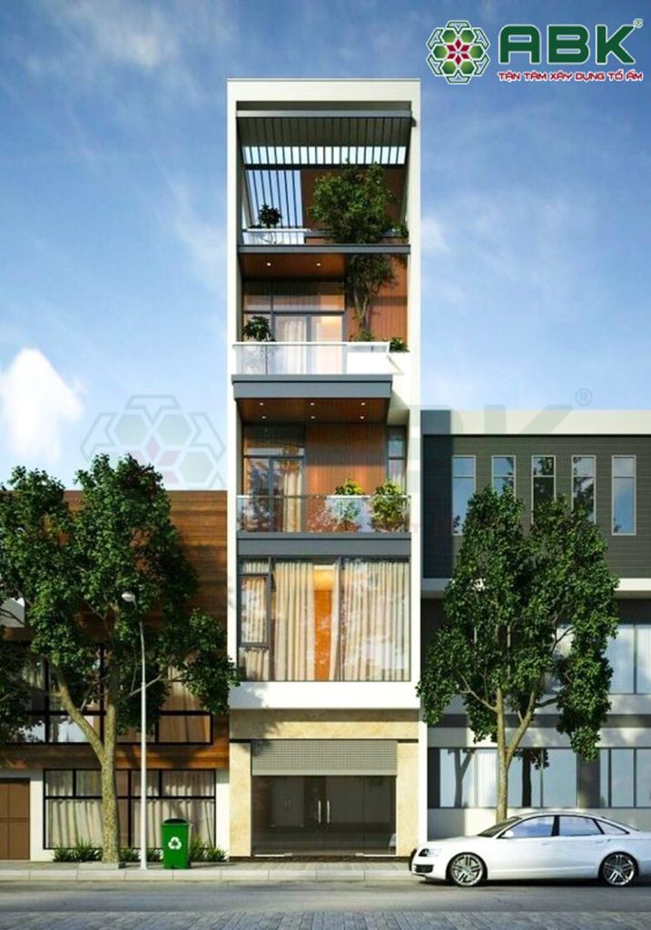 Mẫu nhà phố 5 tầng