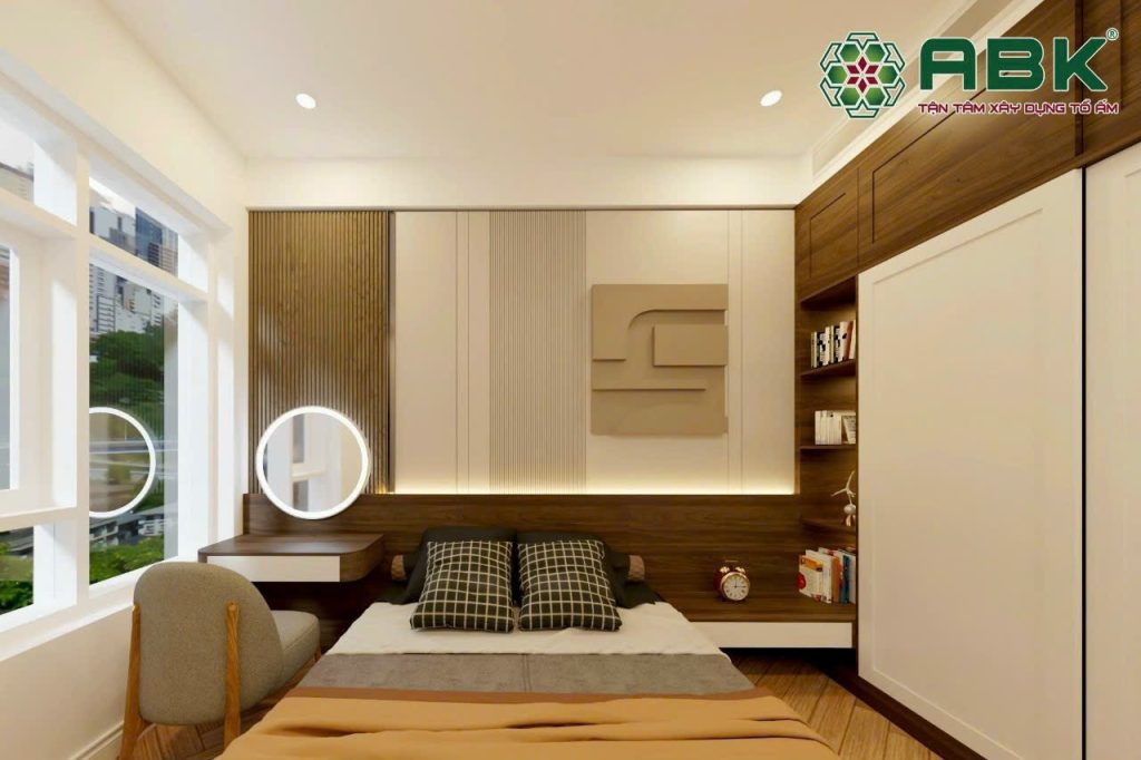 Mẫu nhà phố 3 tầng chị Nga quận 9