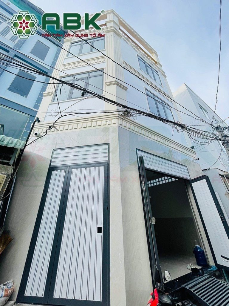 Mẫu nhà phố 4 tầng - anh Thanh quận Bình Thạnh