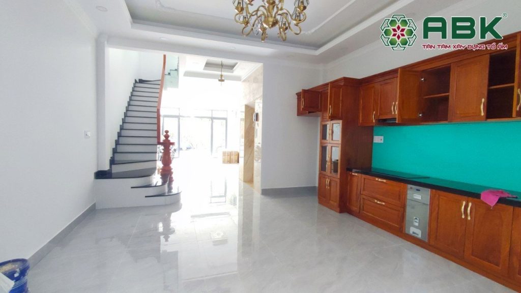 Mẫu nhà phố 4 tầng chị Thủy Quận 7