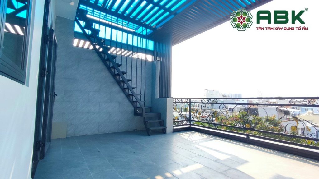 Mẫu nhà phố 4 tầng chị Thủy Quận 7