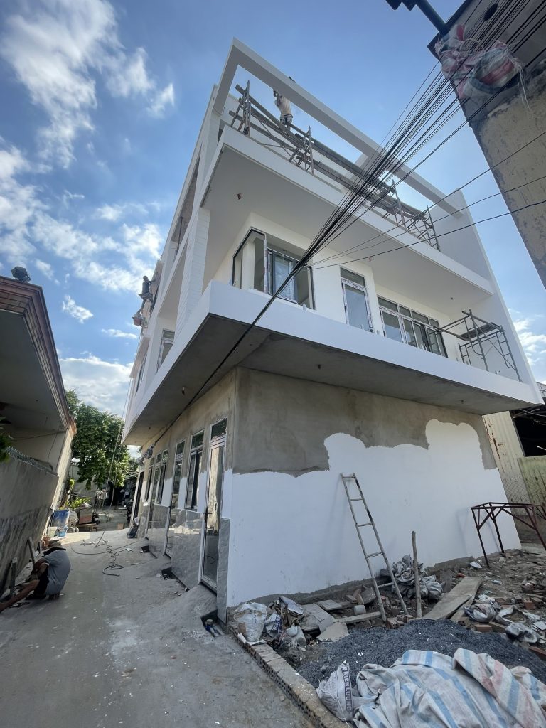 Mẫu nhà phố 4 tầng chị Hoa quận 11