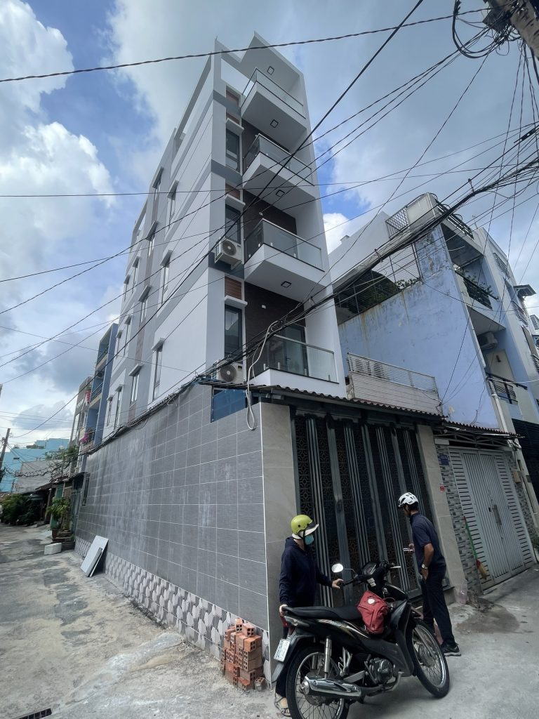 Mẫu nhà phố 5 tầng của anh Giang Bình Tân