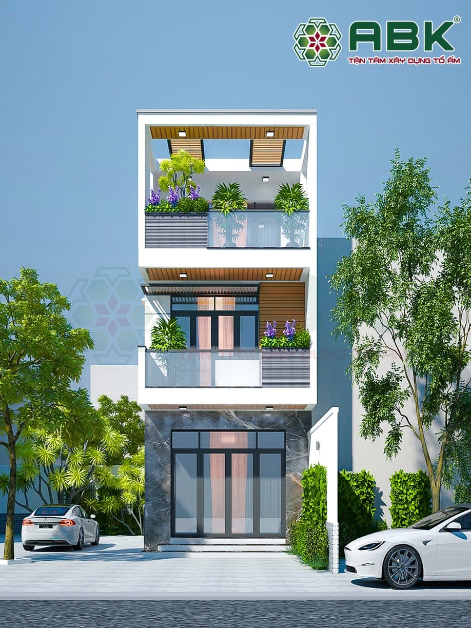 Mẫu nhà phố 3 tầng – anh Thu Thủ Đức