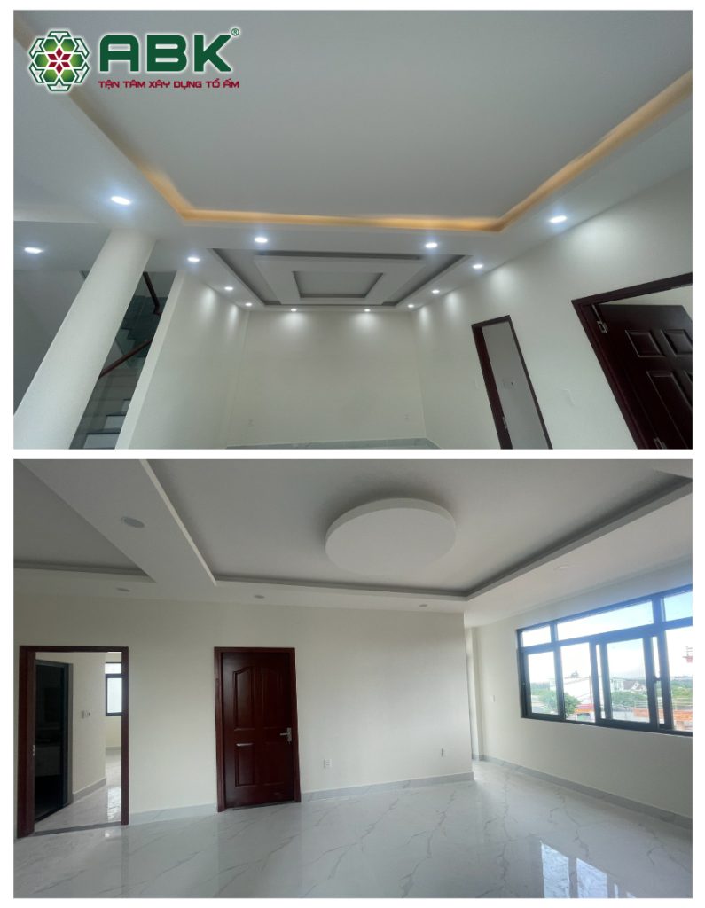 Mẫu nhà phố 3 tầng - chị Châu quận 9