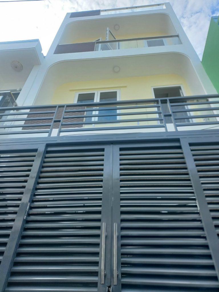 Mẫu nhà phố 4 tầng anh Đắc Nhà Bè