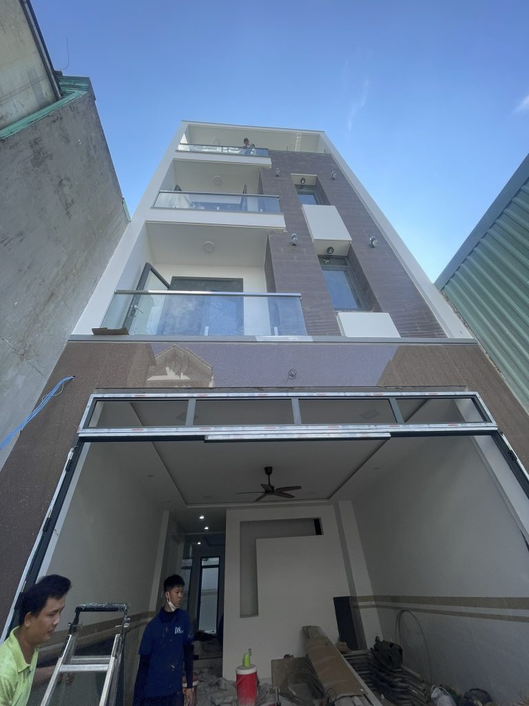 Mẫu nhà phố 4 tầng anh Đạo Tân Bình