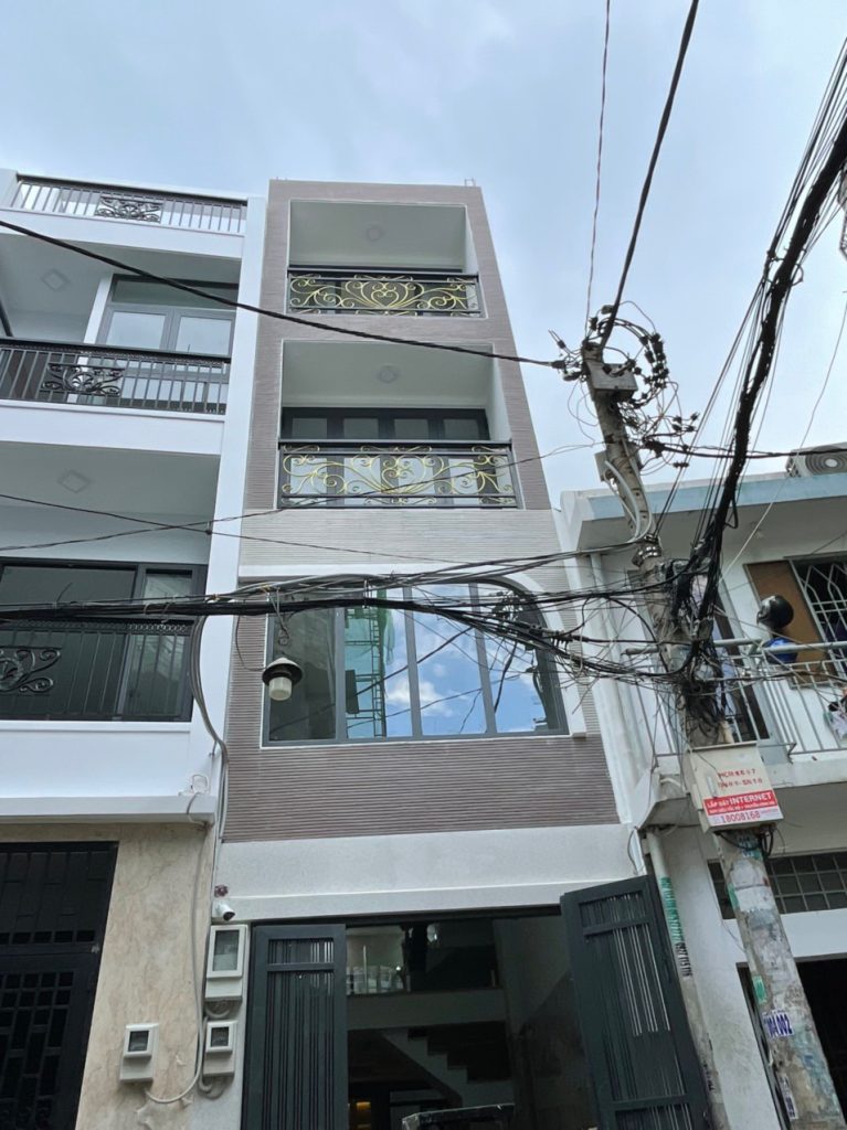 Mẫu nhà phố 4 tầng cô Điềm quận 11