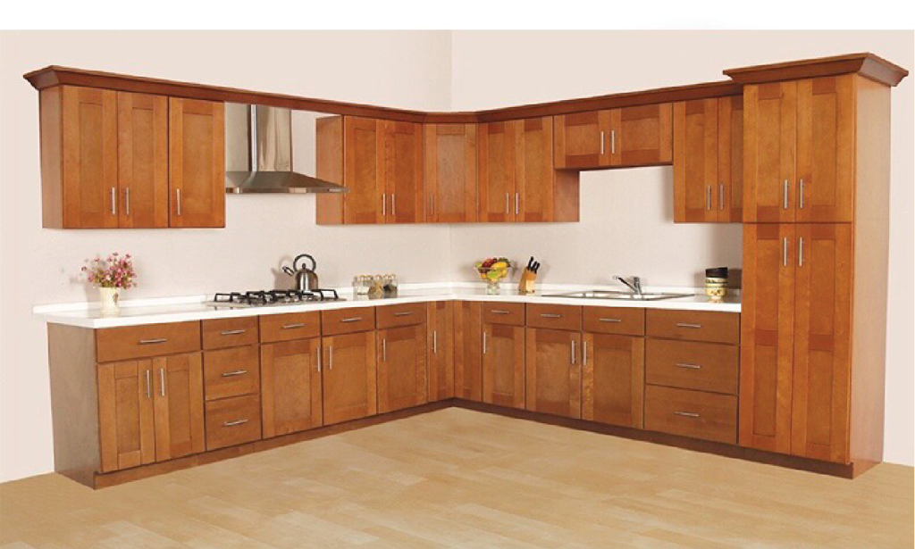 Mẫu tủ bếp gỗ căm xe đẹp và cao cấp